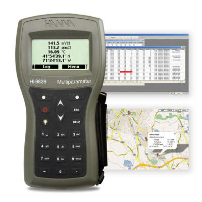 HI9829G高精度多參數水質分析水質測定儀【內置GPS、15項】